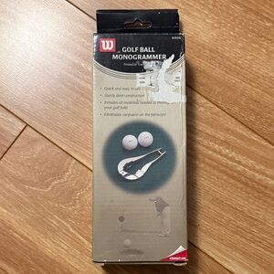 Wilson Golf Ball Monogrammer Kit